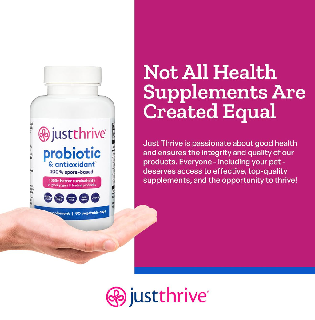 Just Thrive Probiotic & Antioxidant Supplement -30 Caps