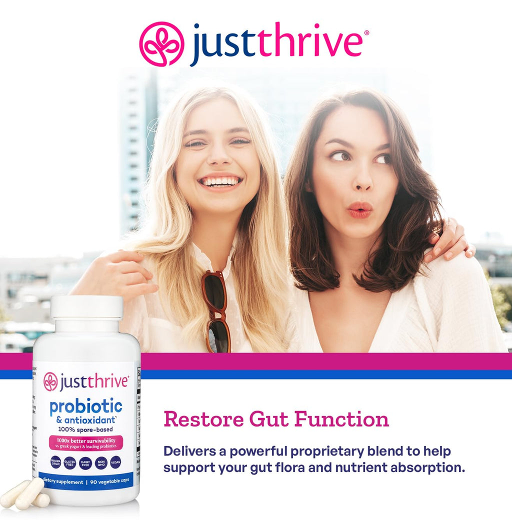 Just Thrive Probiotic & Antioxidant Supplement -30 Caps