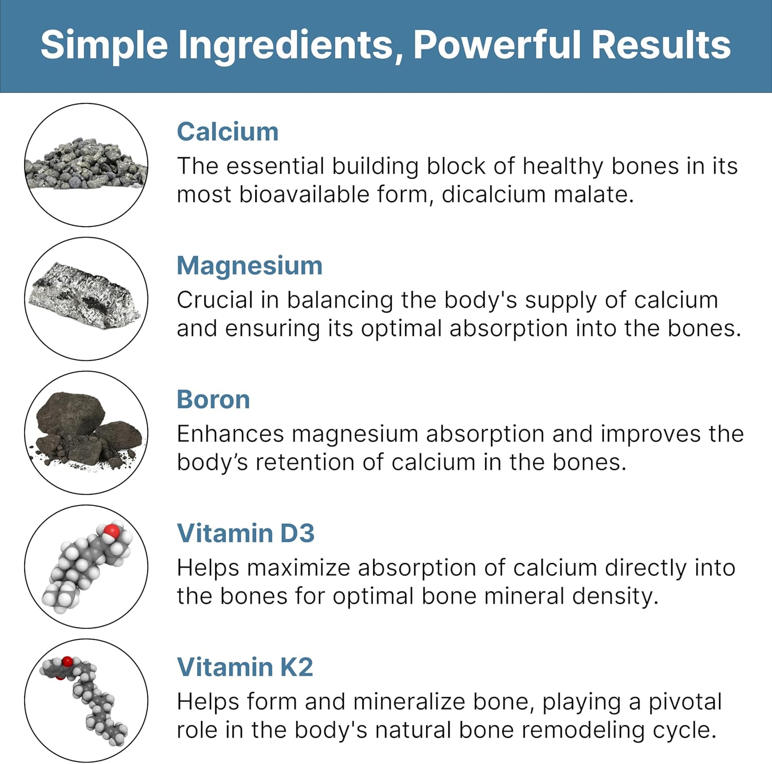 Calciven Natural Bone Support Supplement – 30 Vegetarian Capsules | Calcium, Vitamin D3 & Bone Strength Formula