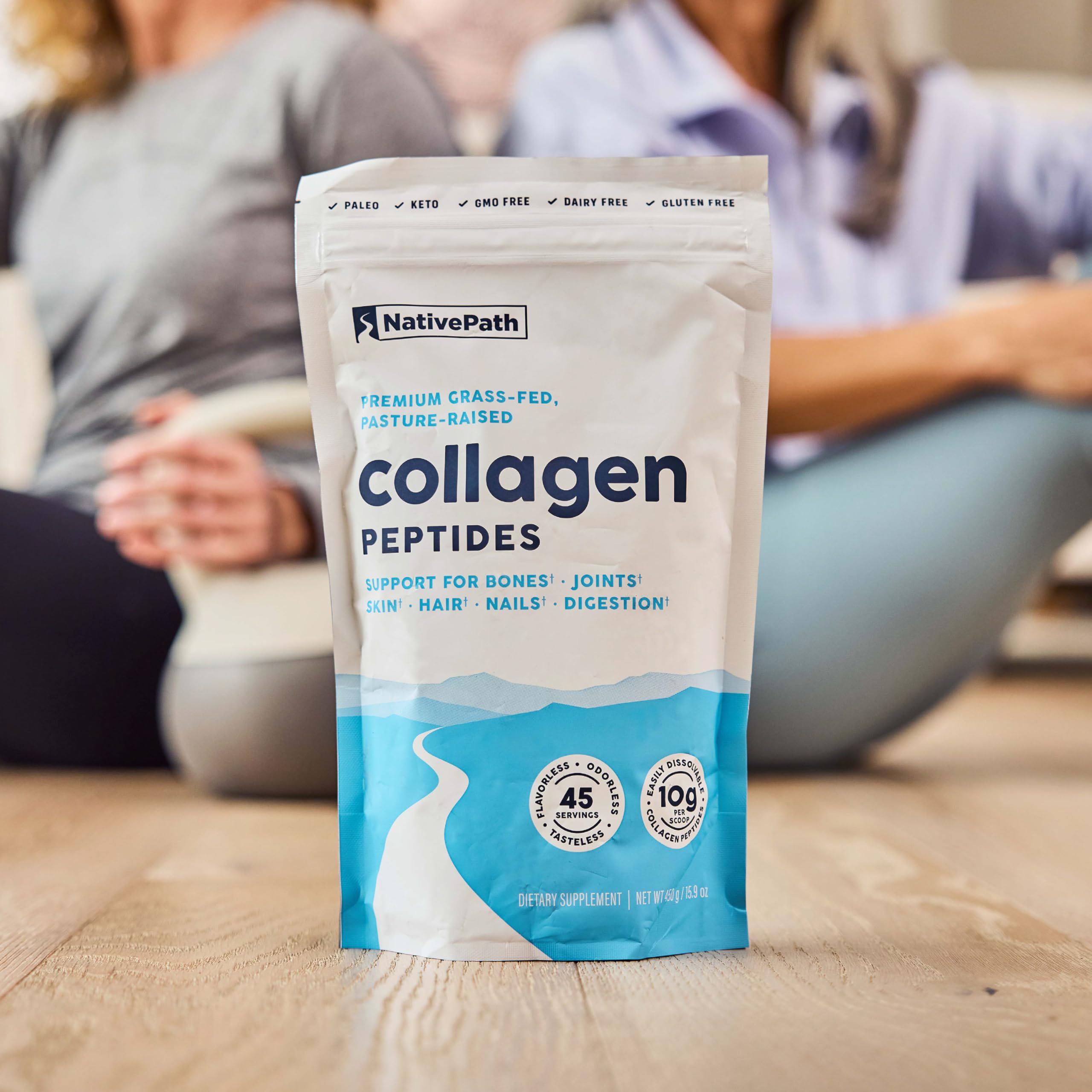 NativePath Collagen Peptides - Hydrolyzed Type 1 & 3 Collagen Powder for Skin, Hair, Nails - 8.8 oz (25 Servings)