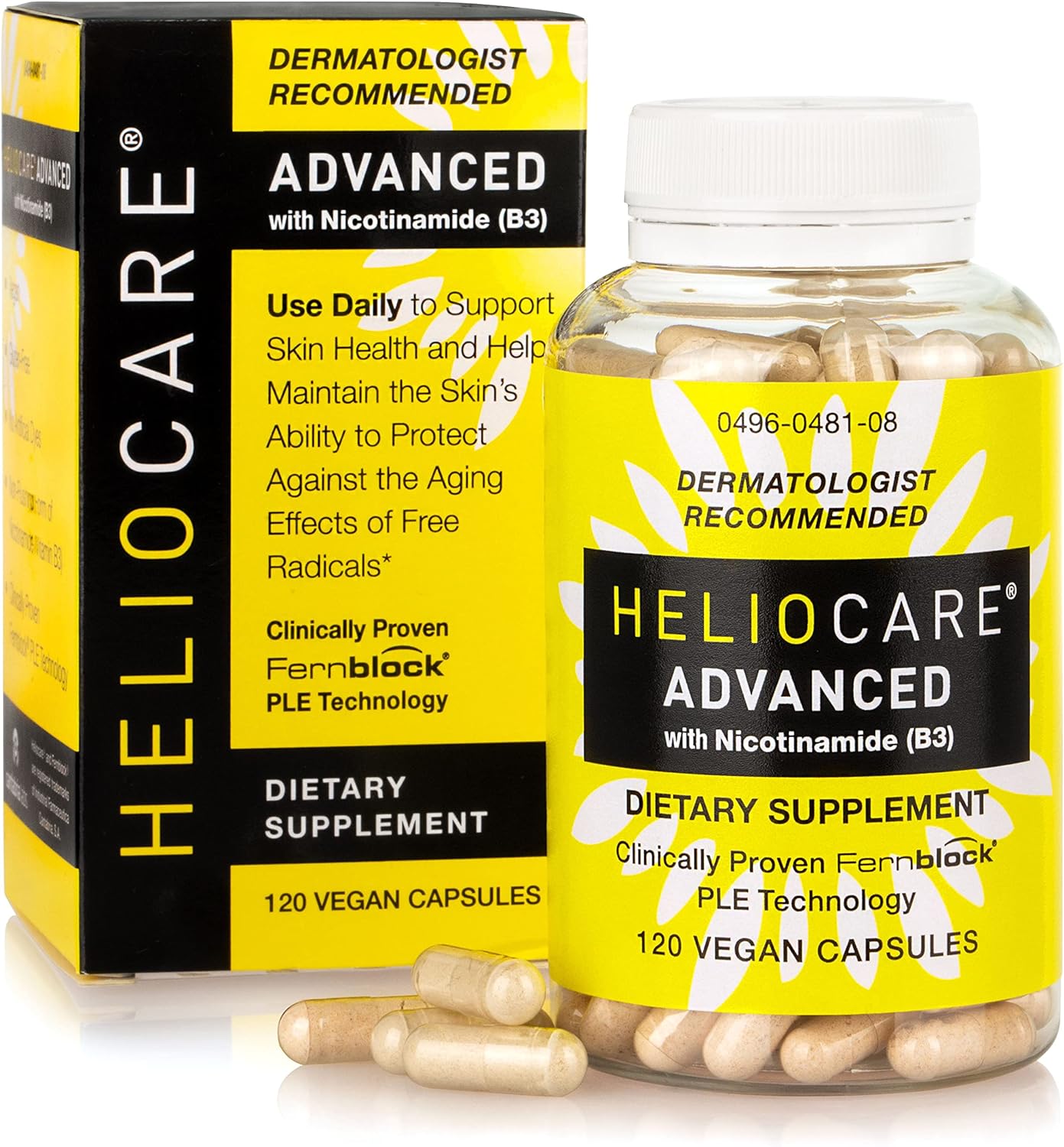 Heliocare Advanced Niacin B3 Supplement – Fernblock PLE Skin Protection Formula